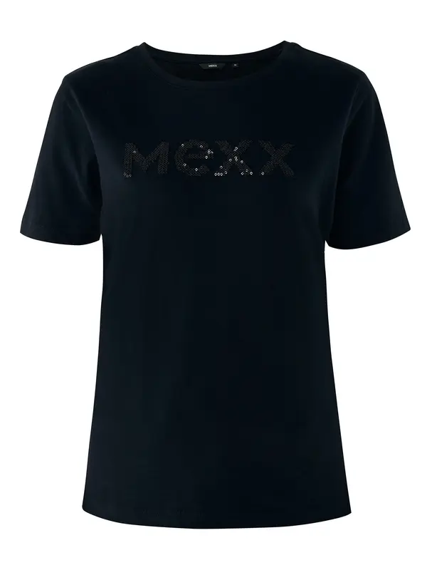 MEXX MEXX Majica 'Clover'  crna