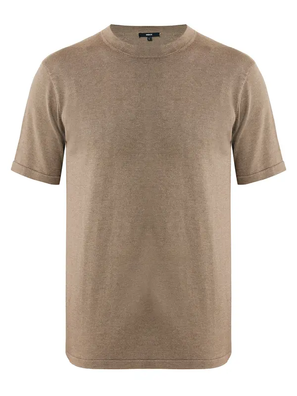 MEXX MEXX Majica 'Lorenzo'  taupe siva