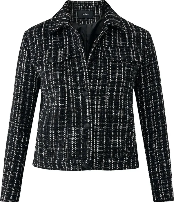 MEXX MEXX Prijelazna jakna  crna / bijela