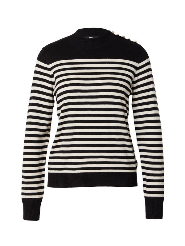 MEXX MEXX Pulover  crna / bijela