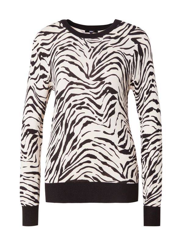 MEXX MEXX Pulover  crna / vuneno bijela