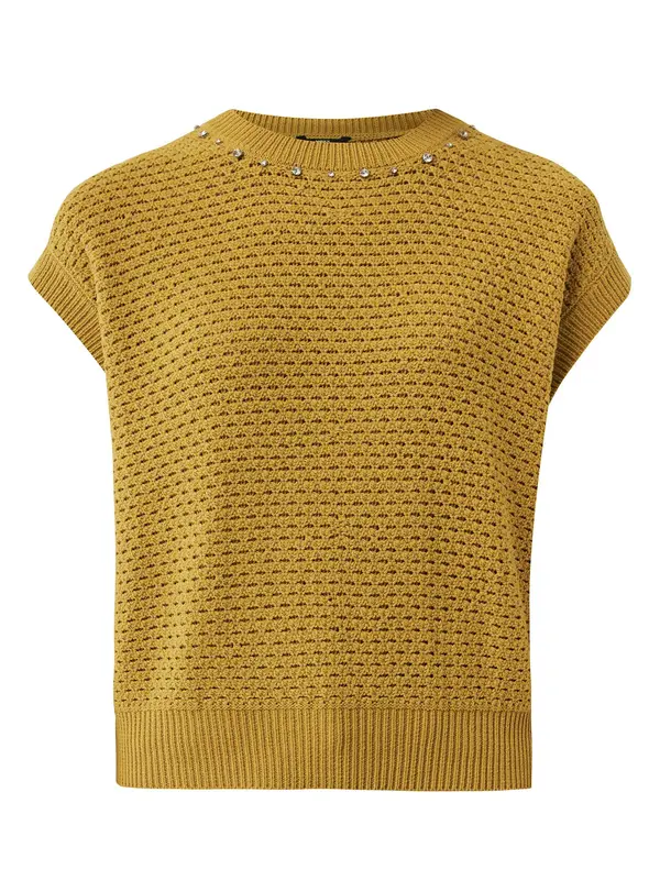 MEXX MEXX Pulover 'Fancy'  senf