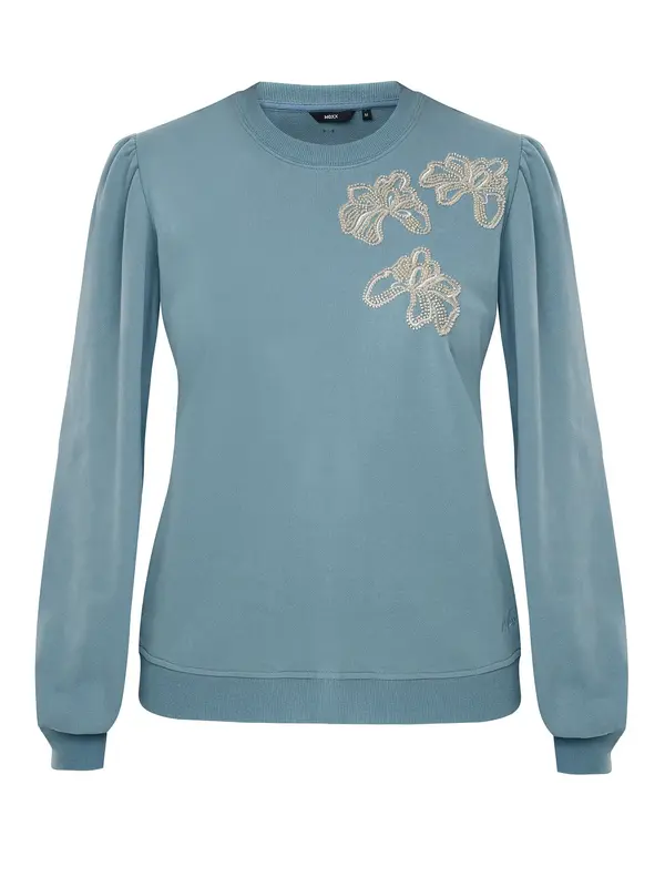 MEXX MEXX Sweater majica  opal / srebrno siva