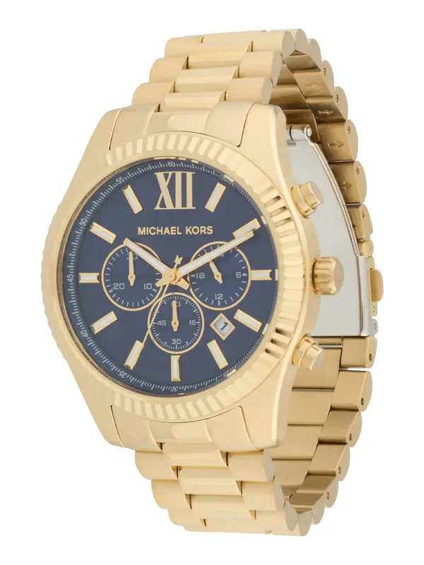 Michael Kors Michael Kors Analogni sat 'LEXINGTON'  morsko plava / zlatna