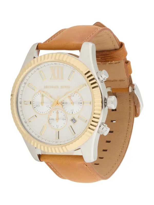 Michael Kors Michael Kors Analogni sat 'LEXINGTON'  višnja / zlatna / srebro