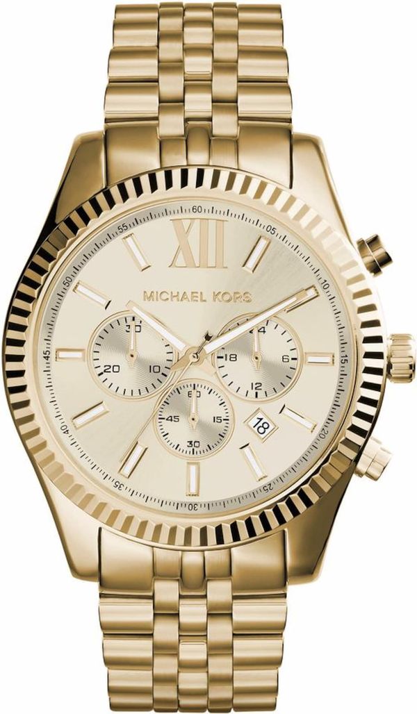 Michael Kors Michael Kors Analogni sat 'LEXINGTON'  zlatna