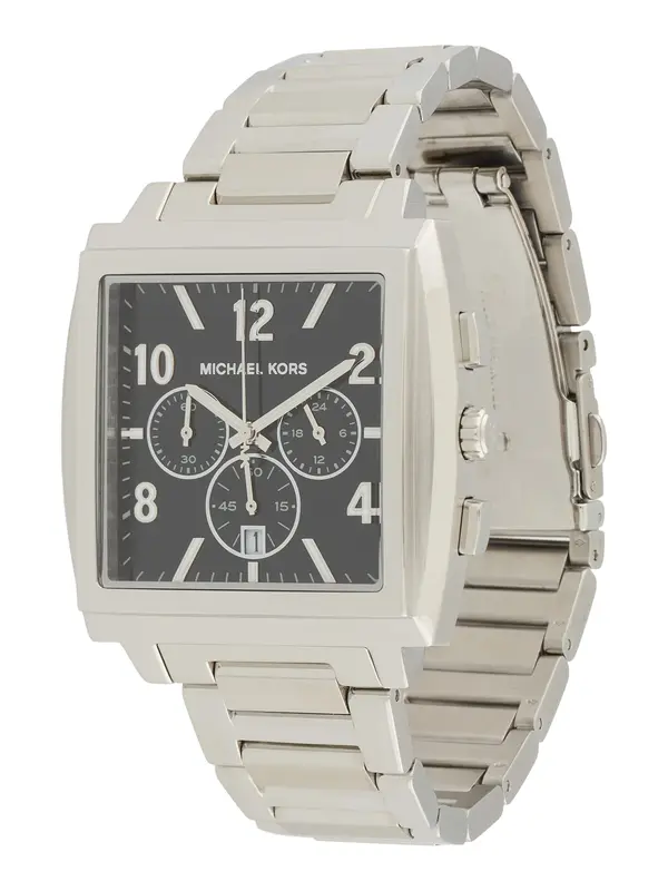 Michael Kors Michael Kors Analogni sat 'RHYS'  crna / srebro