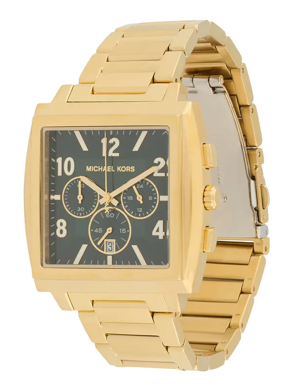 Michael Kors Michael Kors Analogni sat 'RHYS'  zlatna / smaragdno zelena