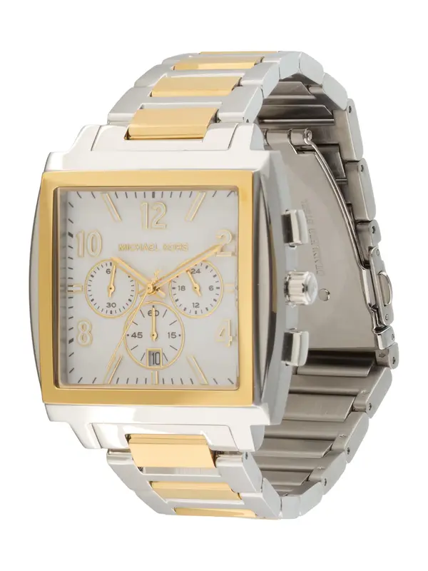 Michael Kors Michael Kors Analogni sat 'RHYS'  zlatna / srebro