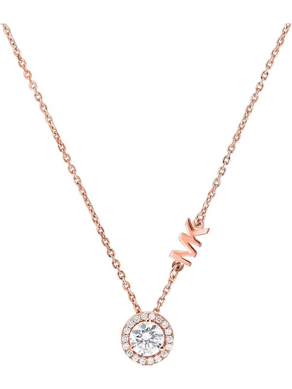 Michael Kors Michael Kors Lančić  rozo zlatna / prozirna