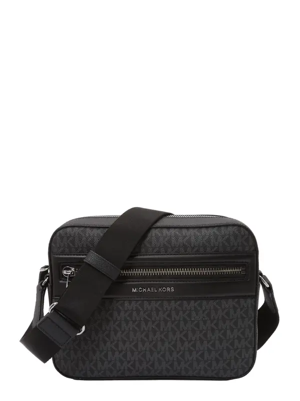 Michael Kors Michael Kors Torba preko ramena 'TOUR'  tamo siva / crna