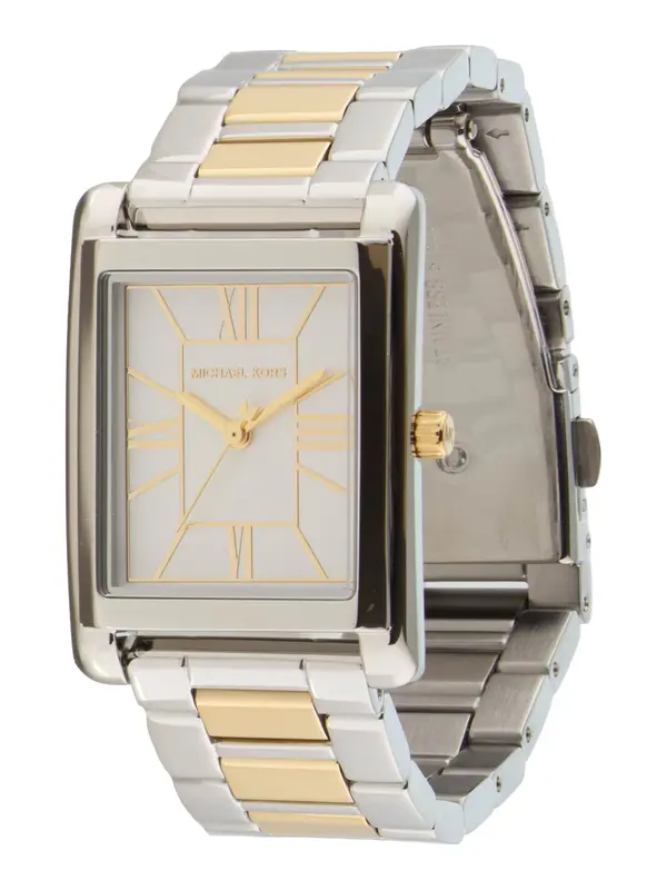 MICHAEL Michael Kors MICHAEL Michael Kors Analogni sat 'ESSEX'  zlatna / srebro