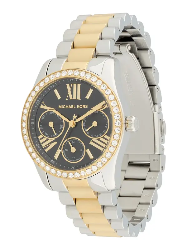 MICHAEL Michael Kors MICHAEL Michael Kors Analogni sat 'LEXINGTON LUX'  zlatna / srebro