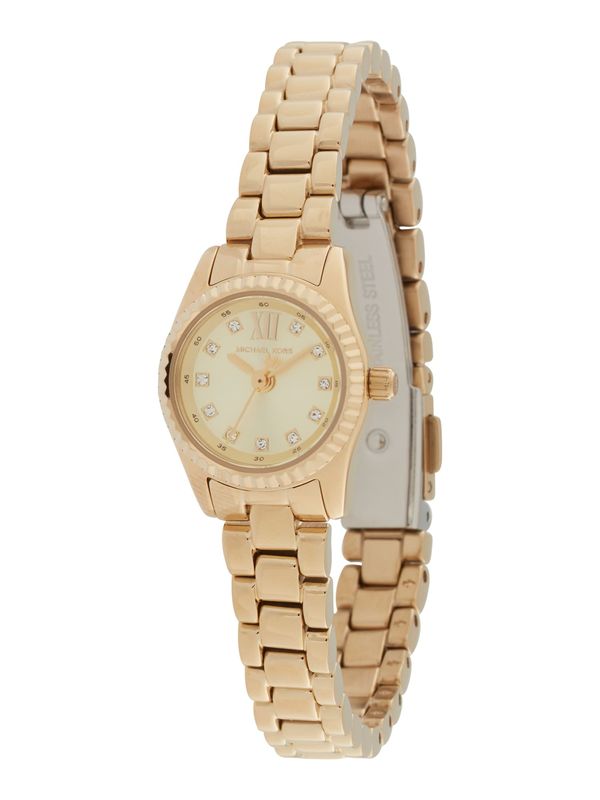 MICHAEL Michael Kors MICHAEL Michael Kors Analogni sat 'LEXINGTON'  zlatna / prozirna