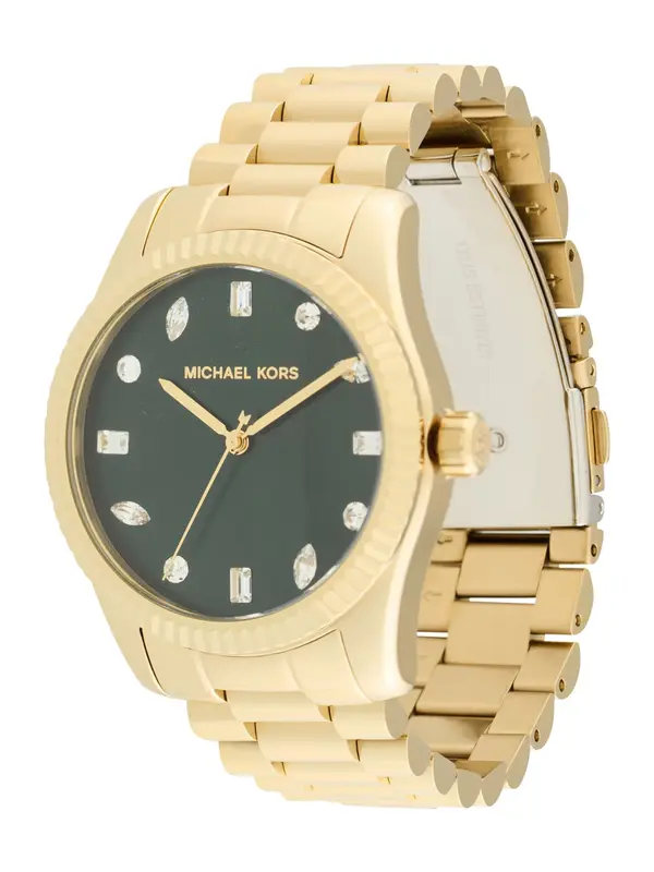 MICHAEL Michael Kors MICHAEL Michael Kors Analogni sat 'LEXINGTON'  zlatna / zelena