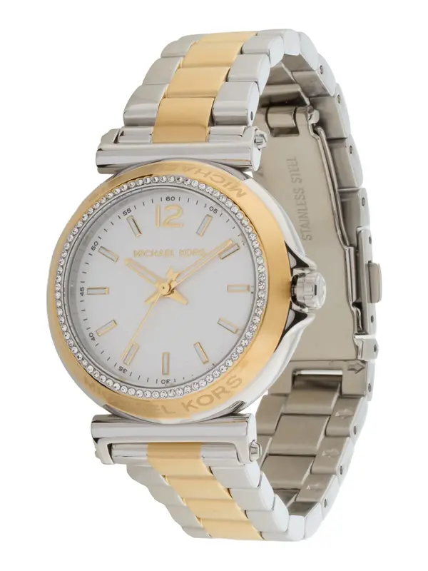 MICHAEL Michael Kors MICHAEL Michael Kors Analogni sat 'MAREN'  zlatna / srebro