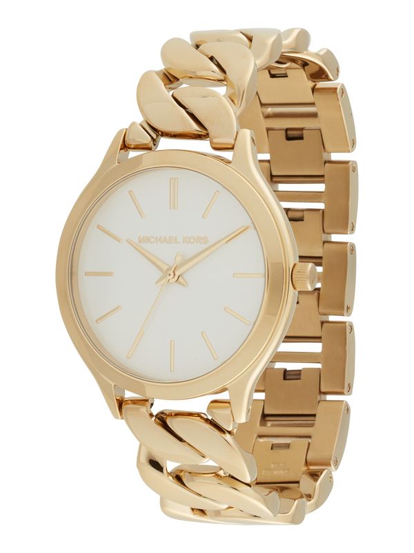 MICHAEL Michael Kors MICHAEL Michael Kors Analogni sat 'SLIM RUNWAY'  zlatna