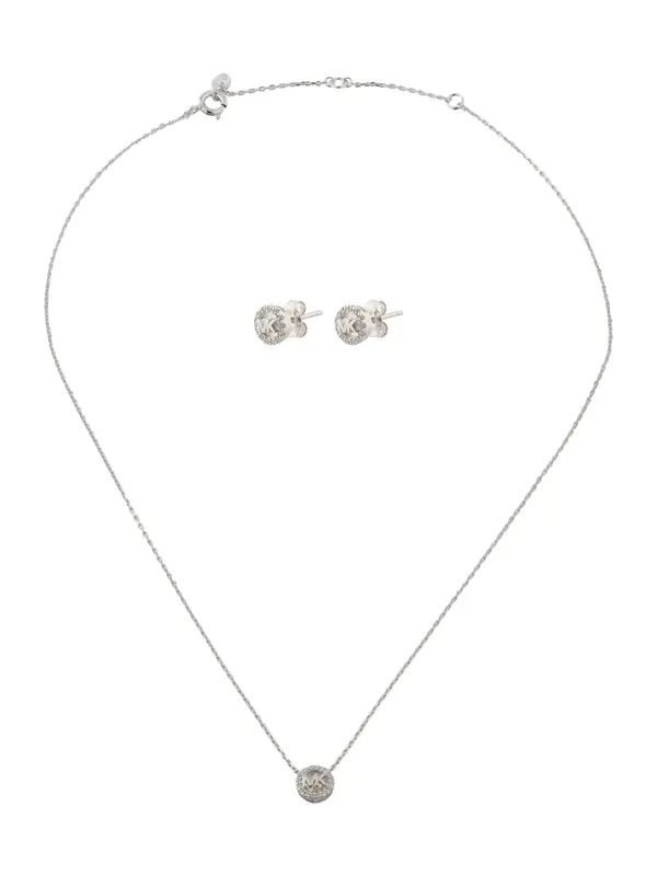 MICHAEL Michael Kors MICHAEL Michael Kors Komplet nakita  srebro / prozirna