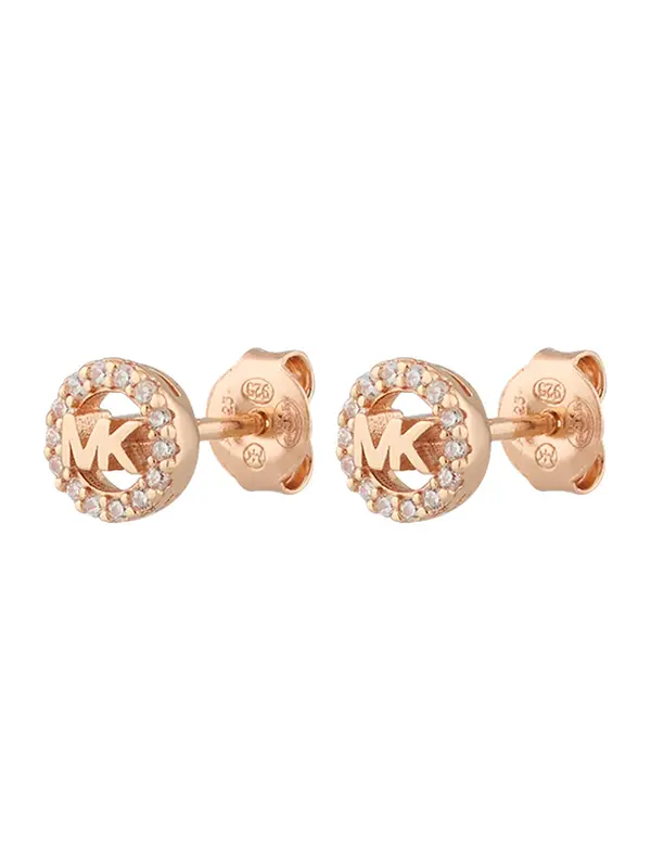 MICHAEL Michael Kors MICHAEL Michael Kors Naušnice  rozo zlatna / prozirna