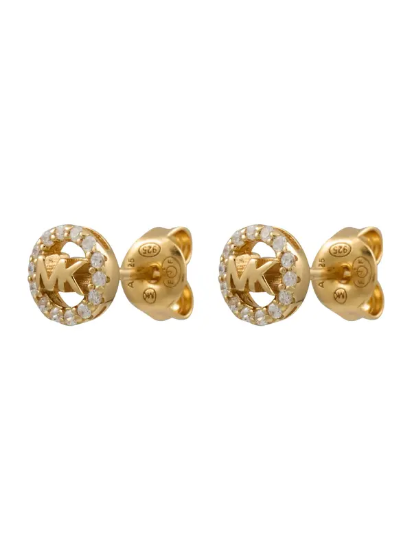 MICHAEL Michael Kors MICHAEL Michael Kors Naušnice  zlatna / prozirna