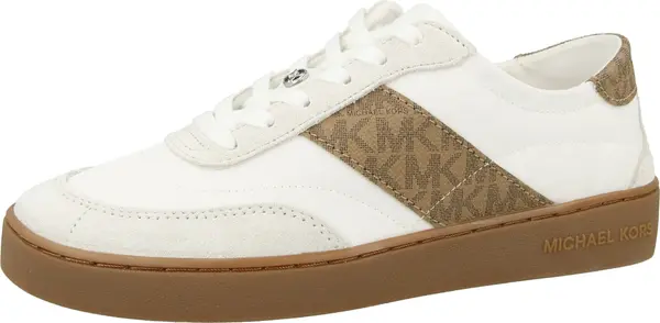 MICHAEL Michael Kors MICHAEL Michael Kors Niske tenisice 'KAYCEE'  smeđa / svijetlosiva / bijela