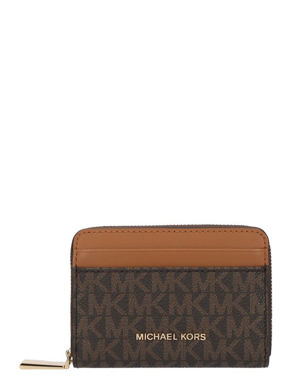 MICHAEL Michael Kors MICHAEL Michael Kors Novčanik  smeđa / tamno smeđa / zlatna