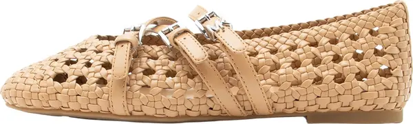MICHAEL Michael Kors MICHAEL Michael Kors Otvorene balerinke 'INDY'  cappuccino