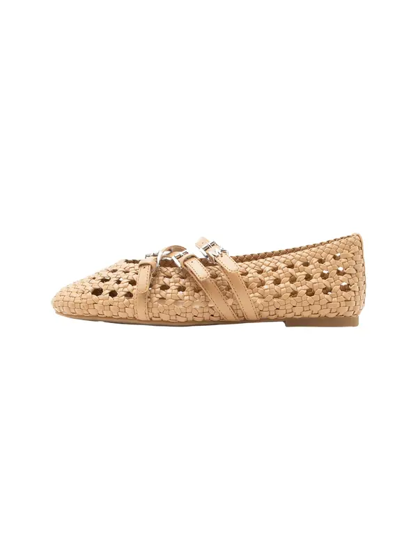 MICHAEL Michael Kors MICHAEL Michael Kors Otvorene balerinke 'INDY'  cappuccino