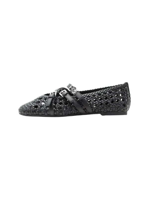 MICHAEL Michael Kors MICHAEL Michael Kors Otvorene balerinke 'INDY'  crna