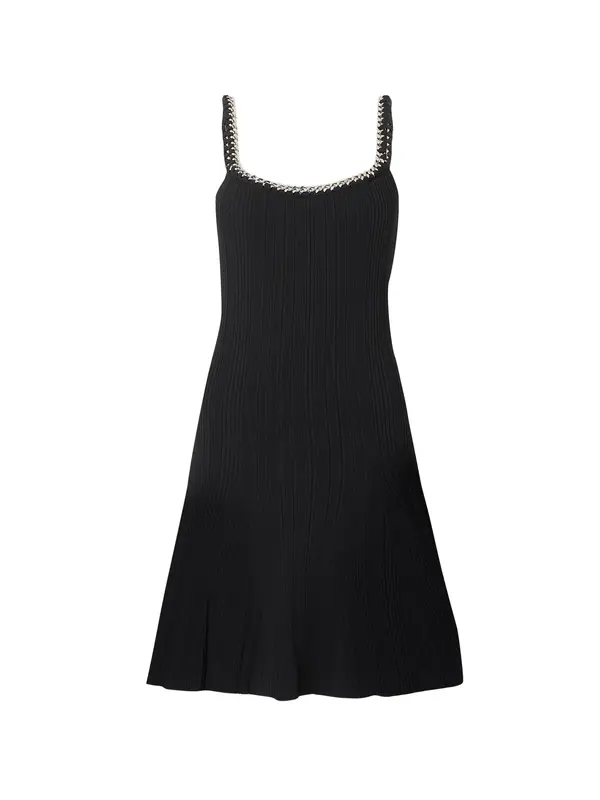 MICHAEL Michael Kors MICHAEL Michael Kors Pletena haljina  crna