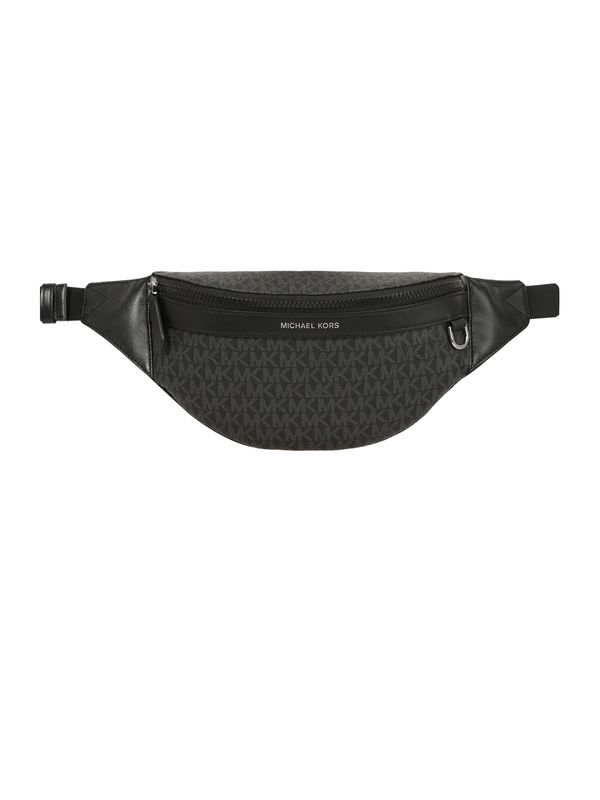 MICHAEL Michael Kors MICHAEL Michael Kors Pojasna torbica  siva / crna