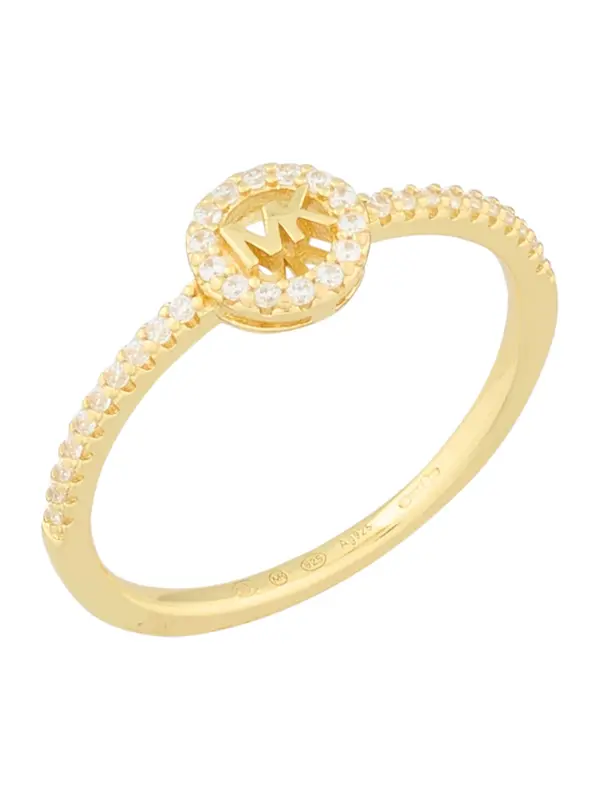 MICHAEL Michael Kors MICHAEL Michael Kors Prsten  zlatna / prozirna