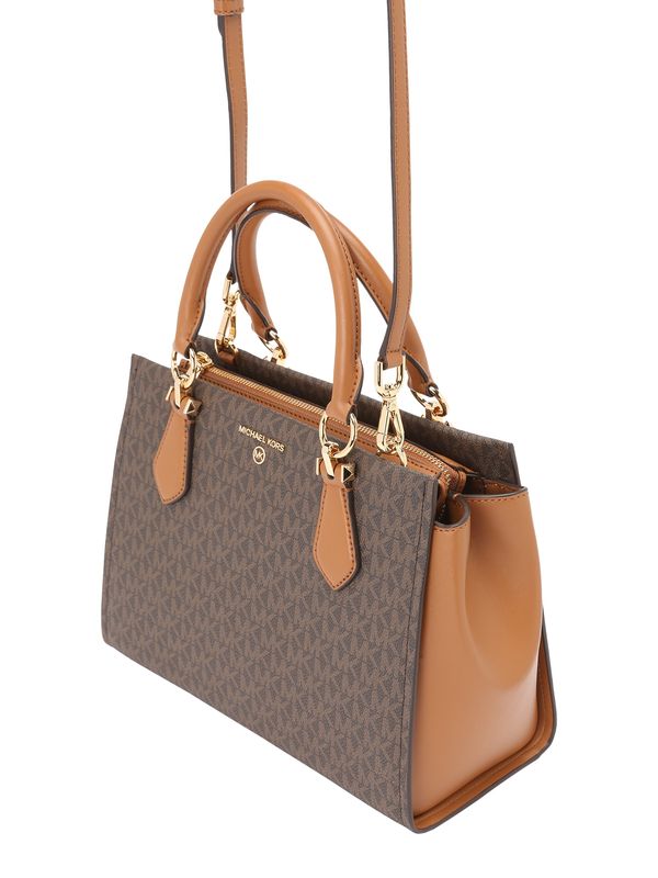 MICHAEL Michael Kors MICHAEL Michael Kors Ručna torbica  svijetlobež / tamno smeđa