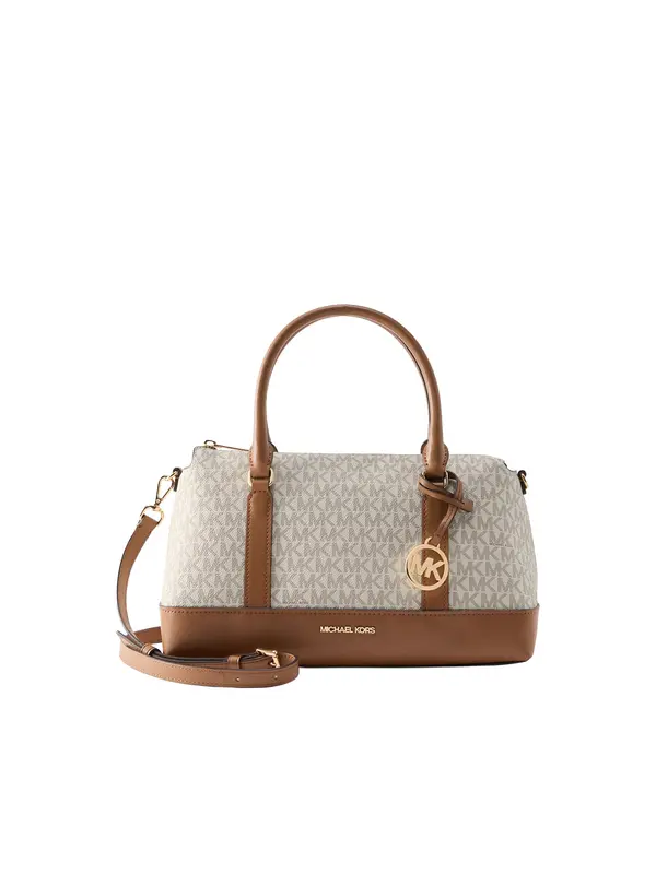 MICHAEL Michael Kors MICHAEL Michael Kors Ručna torbica  zeleno smeđa / prljavo bijela