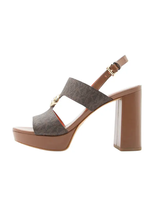 MICHAEL Michael Kors MICHAEL Michael Kors Sandale 'ERIN'  smeđa / konjak / moka smeđa