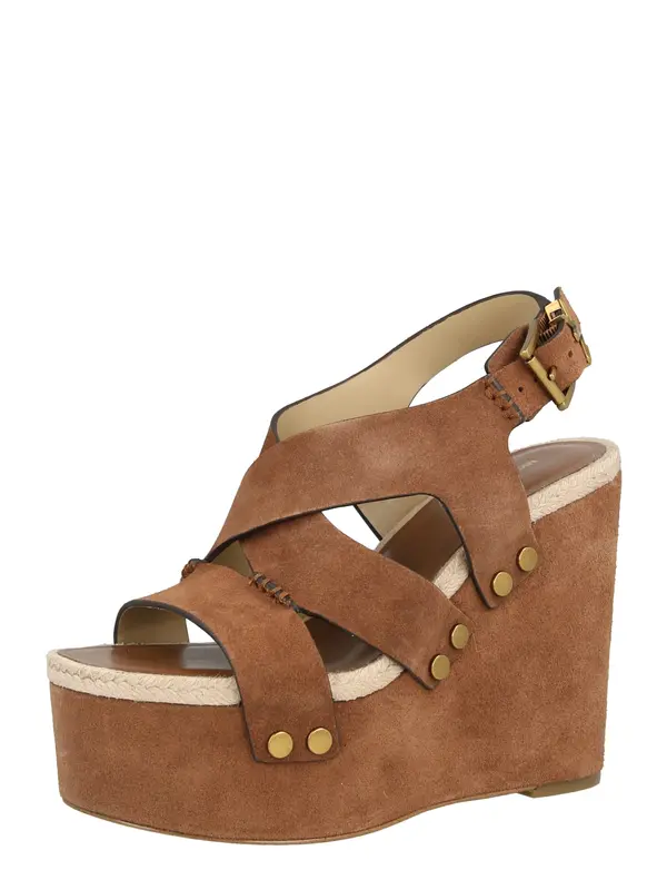 MICHAEL Michael Kors MICHAEL Michael Kors Sandale 'RAVEN'  smeđa