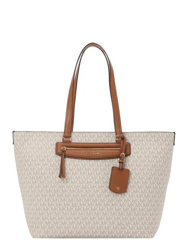 MICHAEL Michael Kors MICHAEL Michael Kors Shopper torba  ecru/prljavo bijela / karamela / tamno smeđa
