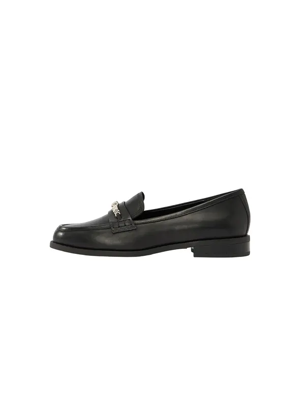 MICHAEL Michael Kors MICHAEL Michael Kors Slip On cipele 'DINA'  crna / srebro