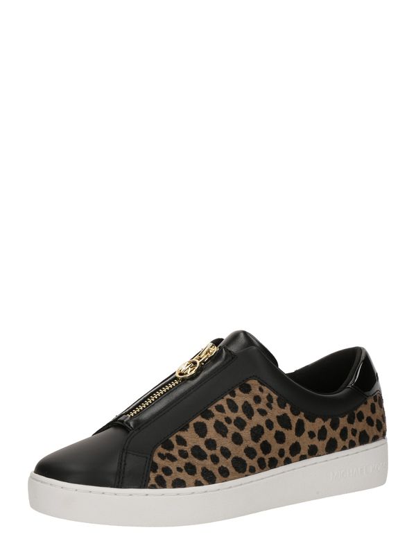 MICHAEL Michael Kors MICHAEL Michael Kors Slip On tenisice 'KEATON'  smeđa / crna