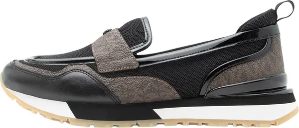 MICHAEL Michael Kors MICHAEL Michael Kors Slip On tenisice 'NOVA'  smeđa / crna