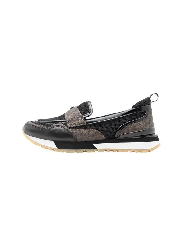 MICHAEL Michael Kors MICHAEL Michael Kors Slip On tenisice 'NOVA'  smeđa / crna
