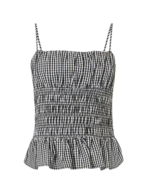 MICHAEL Michael Kors MICHAEL Michael Kors Top  crna / bijela