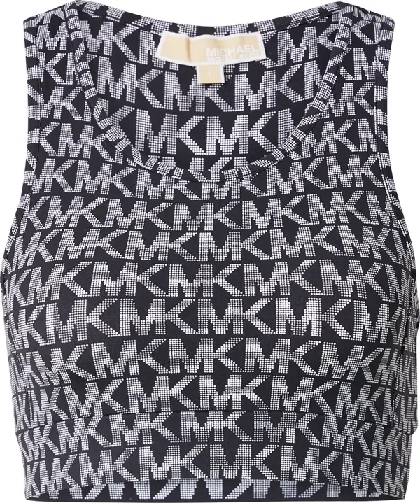 MICHAEL Michael Kors MICHAEL Michael Kors Top  svijetlosiva / crna