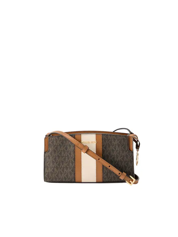 MICHAEL Michael Kors MICHAEL Michael Kors Torba preko ramena  ecru/prljavo bijela / konjak / tamno smeđa