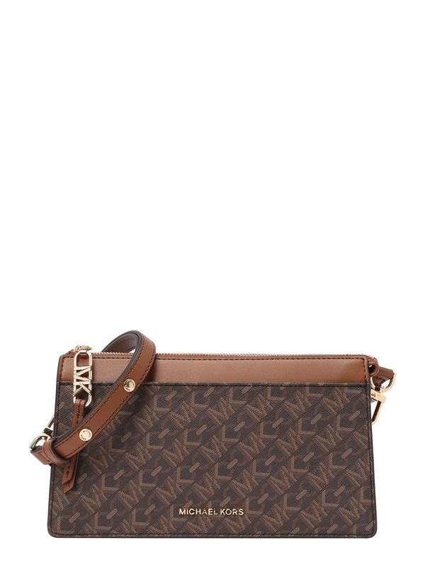 MICHAEL Michael Kors MICHAEL Michael Kors Torba preko ramena  smeđa / tamno smeđa / zlatna