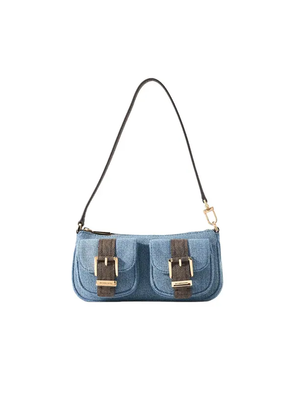 MICHAEL Michael Kors MICHAEL Michael Kors Torba za na rame  plavi traper / čokolada