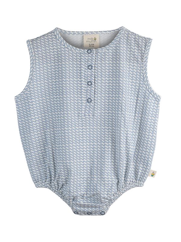 Milk & Muffin Milk & Muffin Jednodijelni komplet 'DARLA'  plava / prljavo bijela