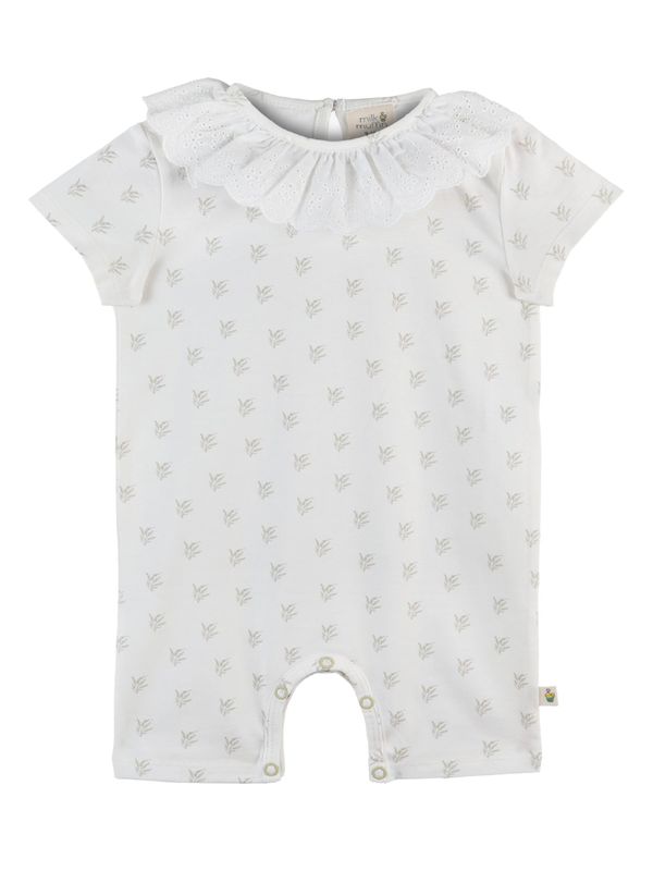 Milk & Muffin Milk & Muffin Jednodijelni komplet 'MIRA '  zelena / prljavo bijela