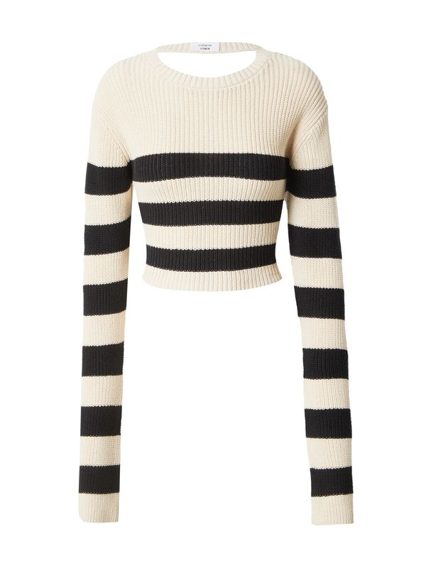 millane millane Pulover  boja pijeska / crna