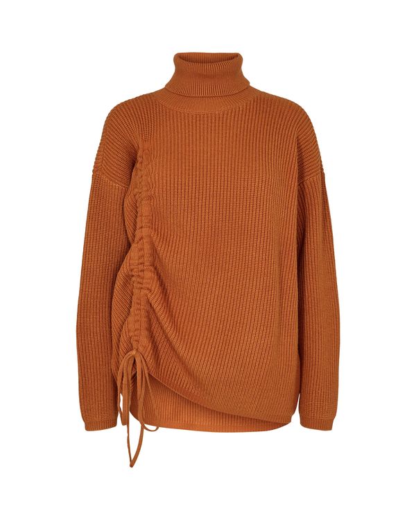 minimum minimum Pulover 'ROKKA'  smeđa / narančasta